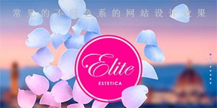 常見的不同色系的網(wǎng)站設計效果
